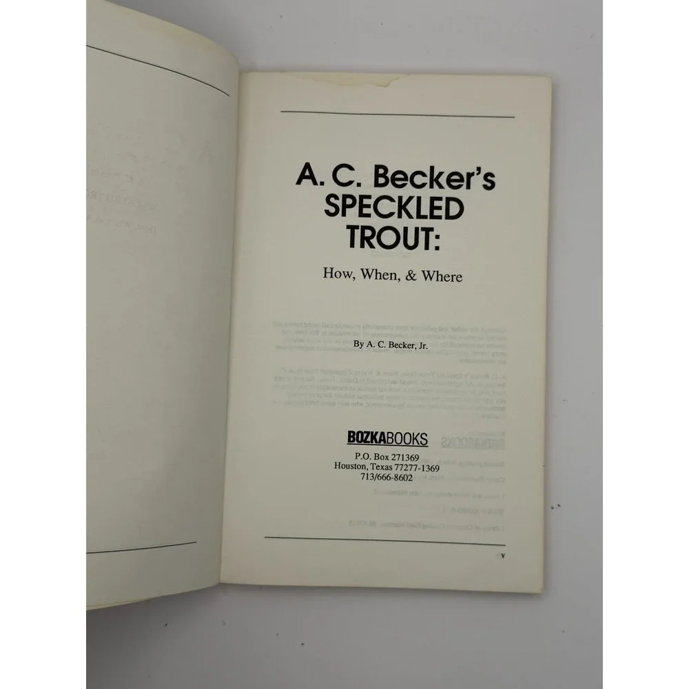 N/A becker speckled